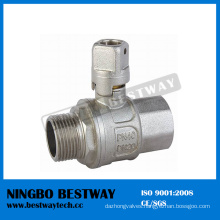 Brass Lockable Ball Valve with Square Handle (BW-L15)